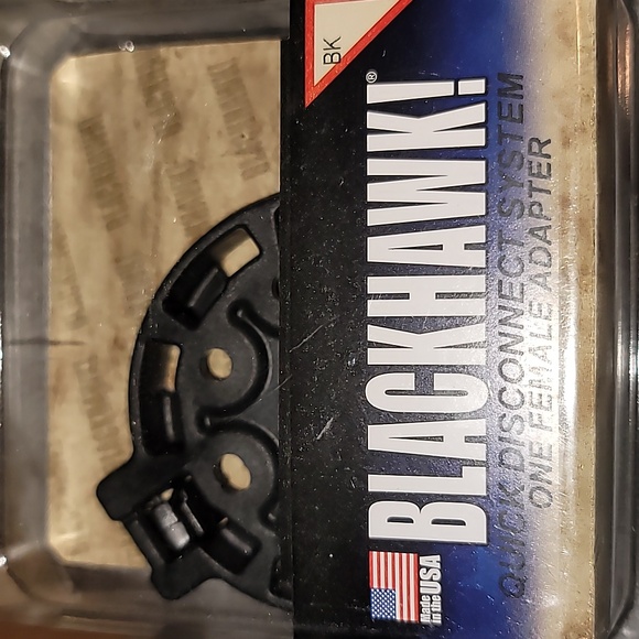 Blackhawk Serpa Quick Disconnect Female Holster Adapter w/Screw Black 430952BK - Picture 1 of 3